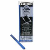 Gemex Presentation Cover Spine - 0.3" Maximum Capacity - For Letter 8 1/2" x 11" Sheet - Rectangular - Blue - 25 / Pack