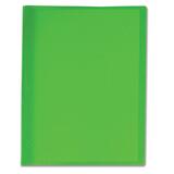 Winnable Letter Report Cover - 8 1/2" x 11" - 80 Sheet Capacity - 3 x Prong Fastener(s) - Poly - Green - 1 Each