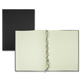 Winnable Executive Journal with Bookmark - 152 Sheets - Sewn - 11" x 8 1/2" - Cream Paper - Textured Cover - Ribbon Marker - 1 Each