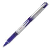 VBall Grip Liquid Ink Rollerball Pen - 0.5 mm Pen Point Size - Blue - Blue Metal Barrel - 1 Each