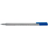 Staedtler Triplus Fineliner 334 - Super Fine Pen Point - 0.3 mm Pen Point Size - Blue Water Based Ink - Polypropylene Barrel - Metal Tip - 1 Each