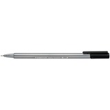 Staedtler Triplus Fineliner 334 - Super Fine Pen Point - 0.3 mm Pen Point Size - Black Water Based Ink - Polypropylene Barrel - Metal Tip - 1 Each