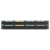 Leviton 5G596-U48 Patch Panels Leviton 48 Port Cat5e Network Patch Panel - 48 X Rj-45 - 48 Port(s) - 48 X Rj-45 - 48 X Rj-11 - 19"  5g596u48 784771785082