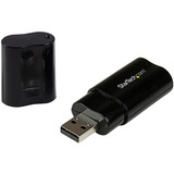 StarTech.com Audio USB Adapter - Add headphone and MIC audio connectors through USB - usb sound card - usb external sound card - laptop sound card -usb stereo adapter