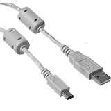 Olympus CB-USB4 USB Cable - Type A Male USB - Mini Type B USB - Black