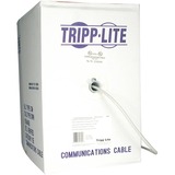 Tripp Lite by Eaton Cat5e 350 MHz Solid Core Outdoor-Rated (UTP) PVC Bulk Ethernet Cable PoE - Gray 1000 ft. (304.8 m)