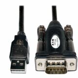 Tripp Lite by Eaton USB-A to RS-232 (DB9) Serial Adapter Cable (M/M) 5 ft. (1.5 m) - (A-M to DB9-M)