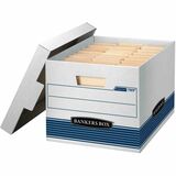 Bankers Box Quick/Stor Storage Boxes 12" x 15-1/4" x 10-1/4" 3/pkg