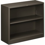 HON+Brigade+Steel+Bookcase+%7C+2+Shelves+%7C+34-1%2F2%22W+%7C+Charcoal+Finish