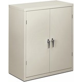 HON Brigade HSC1842 Storage Cabinet - 36" x 18.1" x 41.8" - 2 x Shelf(ves) - Hinged Door(s) - 114 kg Load Capacity - Adjustable Shelf, Rugged, Reinforced, Welded, Locking Mechanism, Leveling Glide, Heavy Duty, Durable, Tamper Resistant, Sturdy, Removable 