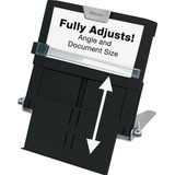 Professional Series In-Line Document Holder - Horizontal - 7.50" (190.50 mm) x 12" (304.80 mm) x 2.50" (63.50 mm) x - 1 Each - Black