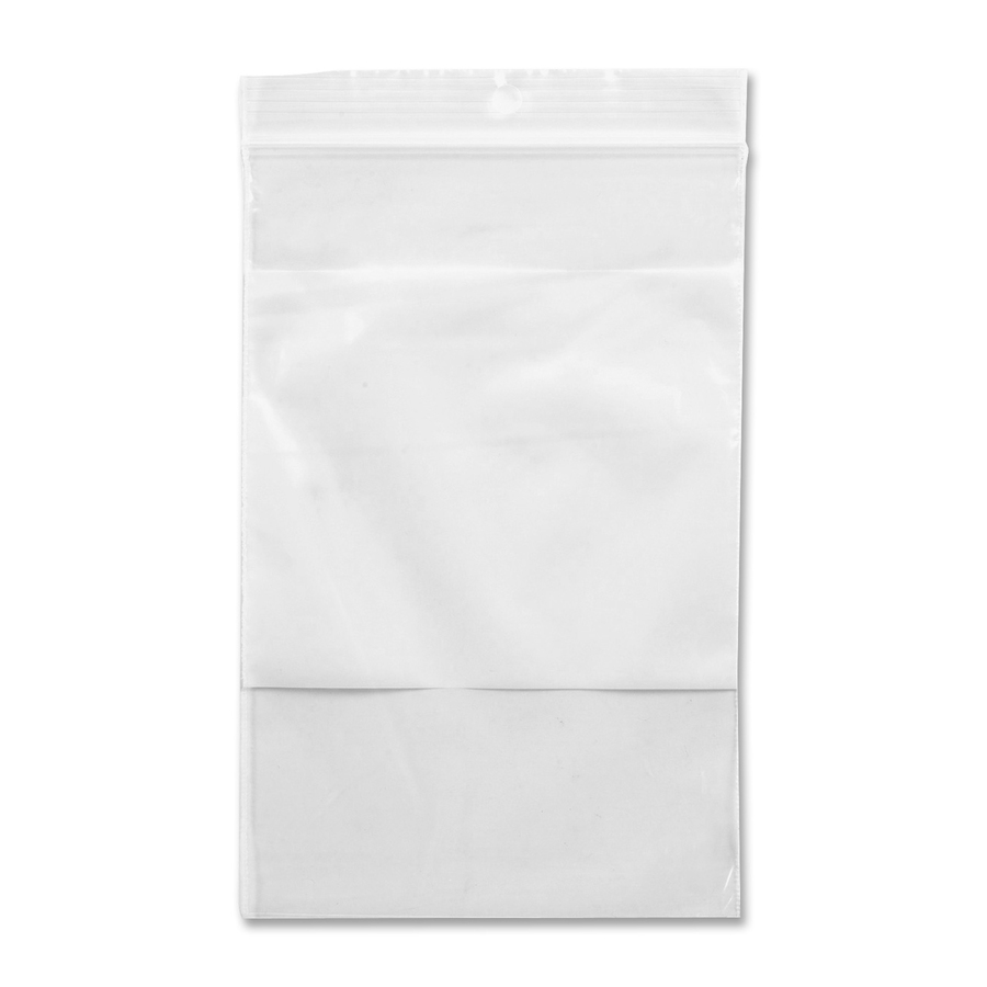 Crownhill Reclosable Poly Bag - Clear - 4" x 6" - 100 / Pack
