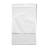 Crownhill Reclosable Poly Bag - 6" (152.40 mm) Width x 4" (101.60 mm) Length - Clear, White - Vinyl - 100/Pack - Food, Storage