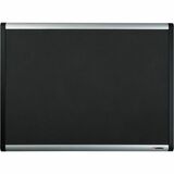 Lorell Mesh Bulletin Board - 36" (914.40 mm) Height x 48" (1219.20 mm) Width - Fabric Surface - Black Anodized Aluminum Frame - 1 Each