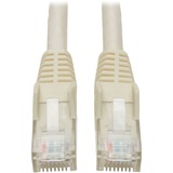 Tripp Lite by Eaton Cat6 Gigabit Snagless Molded (UTP) Ethernet Cable (RJ45 M/M) PoE White 3 ft. (0.91 m)