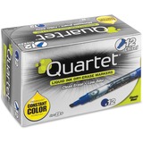 Quartet® EnduraGlide® Dry-Erase Markers, Chisel Tip, Blue, 12 Pack