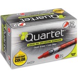 Quartet® EnduraGlide® Dry-Erase Markers, Chisel Tip, Red, 12 Pack