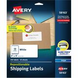 Avery® Repositionable Labels, Sure Feed, 2