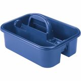 Akro-Mils Handheld Tote Caddy - External Dimensions: 13.8" Width x 18.4" Depth x 9" Height - Polymer - Blue - For Tool - 1 Each