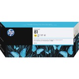 HP 81 (C4933A) Original Ink Cartridge - Single Pack - Inkjet - 1000 Pages - Yellow - 1 Each