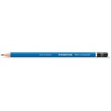 Staedtler Mars Lumograph Pencil - 3H Lead - Gray Lead - Blue Wood Barrel - 1 Each