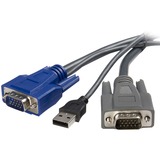 StarTech.com 2-in-1 - USB/ VGA cable - 4 pin USB Type A, HD-15 (M) - HD-15 (M) - 6 ft