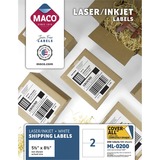 MACO+White+Laser%2FInk+Jet+Internet+Shipping+Label