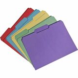SKILCRAFT Recycled Single-ply Top Tab File Folder