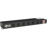 Tripp+Lite+by+Eaton+1U+Rack-Mount+Power+Strip%2C+120V%2C+15A%2C+5-15P%2C+12+Right-Angle+5-15R+Outlets+%286+Front-Facing%2C+6+Rear-Facing%29%2C+15+ft.+%284.57+m%29+Cord