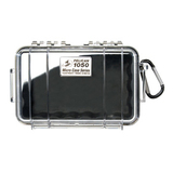 Pelican 1050 Micro Case with Blue Liner - 5.06" x 3.12" x 7.5" - Clear