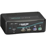 Black Box KV7020A-K KVM Switchboxes Desktop Kvm Switch - Vga, Usb Or Ps/2, Audio, 2-port Kv7020a-k Kv7020ak 007540543943