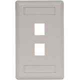 Hubbell 2-Socket IFP Faceplate