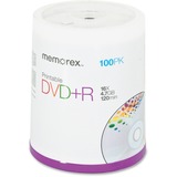 Memorex 05623 DVD Recordable Media - DVD+R - 4.70 GB - 100 Pack Spindle