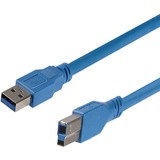 StarTech.com 6 ft SuperSpeed USB 3.0 Cable A to B M/M - Type A Male USB - Type B Male USB - 6ft - Blue