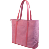 Mobile Edge 15.4" Tote Pink Faux - Tote - 15.4"14.5" x 18" x 5" - Suede