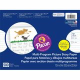 PAC2423 - Pacon Multi-program Ruled Picture Story Pap...
