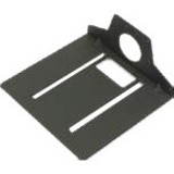ClearOne Mounting Shelf for Video Conference Equipment-Camera - Black Powder Coat - Black 
