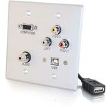 Cables To Go Audio/Video Faceplate