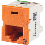 Ortronics TracJack OR-TJ5E00-43 Cat.5e Connector - RJ-45 Network - Dark Orange