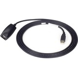 Black Box USB Active Extension Cable - Type A Male USB - Type A Female USB - 16ft - White