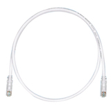 PANDUIT Cat.6 UTP Patch Cord - RJ-45 Male Network - RJ-45 Male Network - 7ft - Off-white, Clear