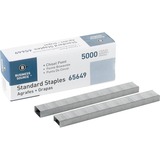 Business Source Chisel Point Standard Staples - 210 Per Strip - 1/4" Leg - 1/2" Crown - Holds 30 Sheet(s) - Chisel Point - Silver5000 / Box