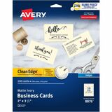 Avery%26reg%3B+Clean+Edge+Business+Cards%2C+2%22+x+3.5%22+%2C+Ivory%2C+200+%2808876%29