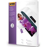 Fellowes Laminating Pouch Starter Kit, 130 pack - Laminating Pouch/Sheet Size: 9" Width x 3 mil Thickness - Type G - Glossy - for Photo, Document, Business Card, Luggage Tag, Letter - Durable - Clear - 130 / Pack