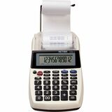 Victor 12054 Printing Calculator - Environmentally Friendly, Large Display, Independent Memory, 3-Key Memory - Power Adapter Powered - 1.8" x 4" x 8" - Multi, Black - 1 Each