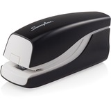 Swingline Breeze Automatic Stapler - 20 of 20lb Paper Sheets Capacity - 105 Staple Capacity - Half Strip - 1/4" Staple Size - 4 x AA Batteries - Black