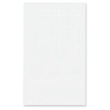 Hilroy Figuring Pad - 96 Sheets - 0.25" Ruled - 8 3/8" x 14" - White Paper - 5 / Pack