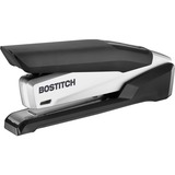 Bostitch InPower Premium Spring-Powered Desktop Stapler - 28 Sheets Capacity - 1 Each - Black, Silver