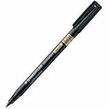 Lumocolor 319 Permanent Marker - Medium Marker Point - 1 mm Marker Point Size - Black - Polypropylene Barrel - 1 Each