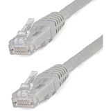 StarTech.com+10ft+CAT6+Ethernet+Cable+-+Gray+Molded+Gigabit+-+100W+PoE+UTP+650MHz+-+Category+6+Patch+Cord+UL+Certified+Wiring%2FTIA